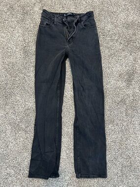 Hollister Black Straight-Leg Jeans men’s 26r/womens 2r